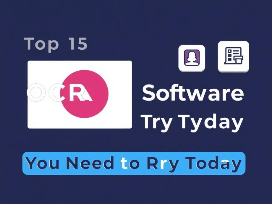 Scan smarter: 15 ocr tools that save time