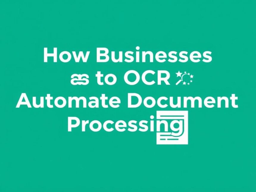 How OCR is quietly transforming office workflows